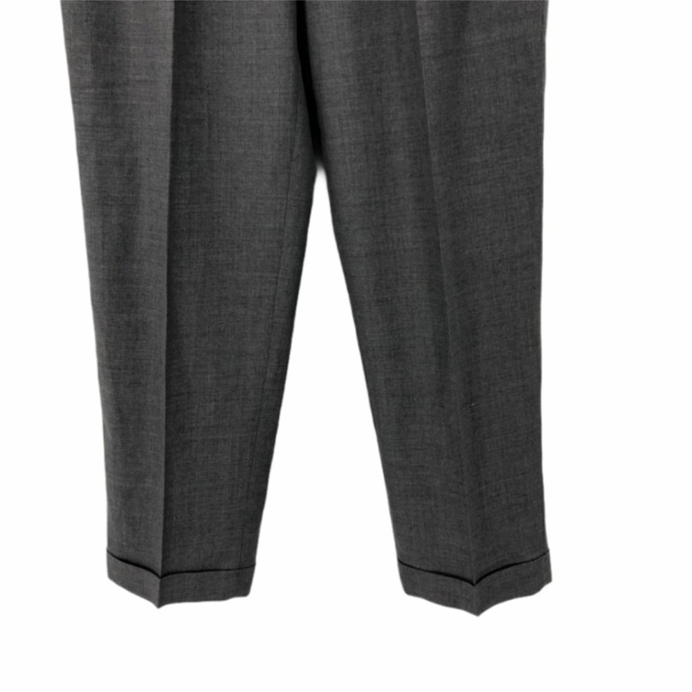 Chaps Mens Gray Cashmere Dress Pants Size 32X32 - Picture 3 of 8
